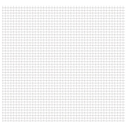 vidaXL dārza stiepļu žogs, nerūsējošs tērauds, 50x50 cm, 21x21x2,5 mm