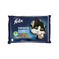Kons.bar.kaķiem zivs kons.+mērce 4x85g