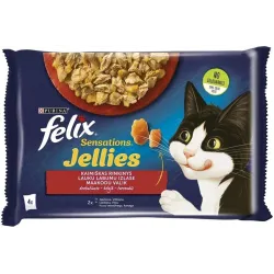 Food cat felixsensation wth sauce 4x85g