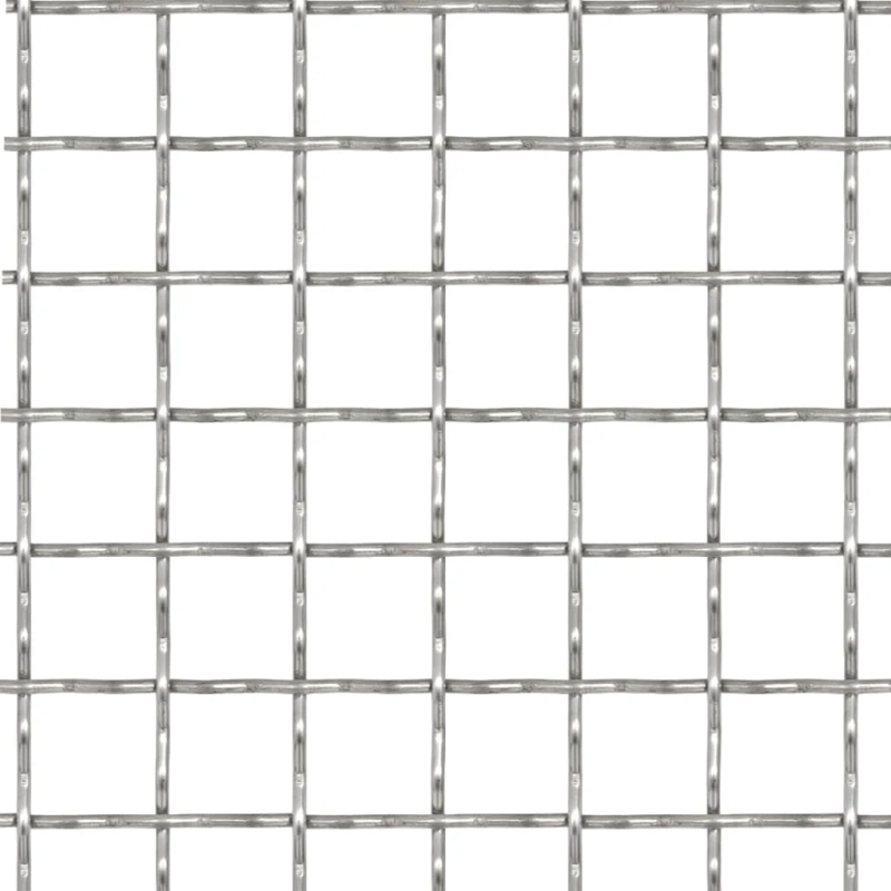 vidaXL dārza stiepļu žogs, nerūsējošs tērauds, 100x85 cm, 31x31x3 mm