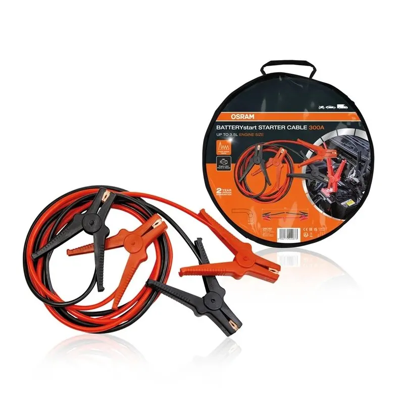Aizdedzes kabeļi Osram 300 A