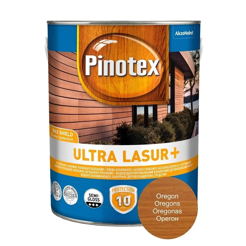 Koksnes impregnants Pinotex Ultra Lasur+. oregonas krāsa. 3l