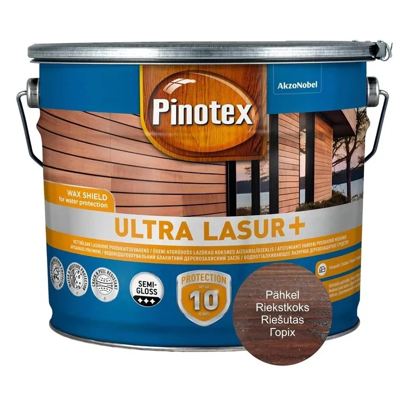 Aizsarglīdz kok pinotex ultra+ walnut 3l