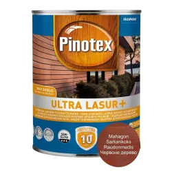 Koksnes impregnētājs Pinotex Ultra Lasur+sarkankoka krāsa 1l