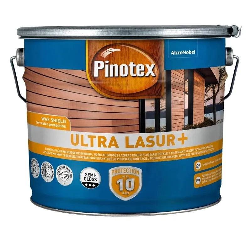 Koksnes impregnētājs Pinotex Ultra Lasur+ CRL. 10 l