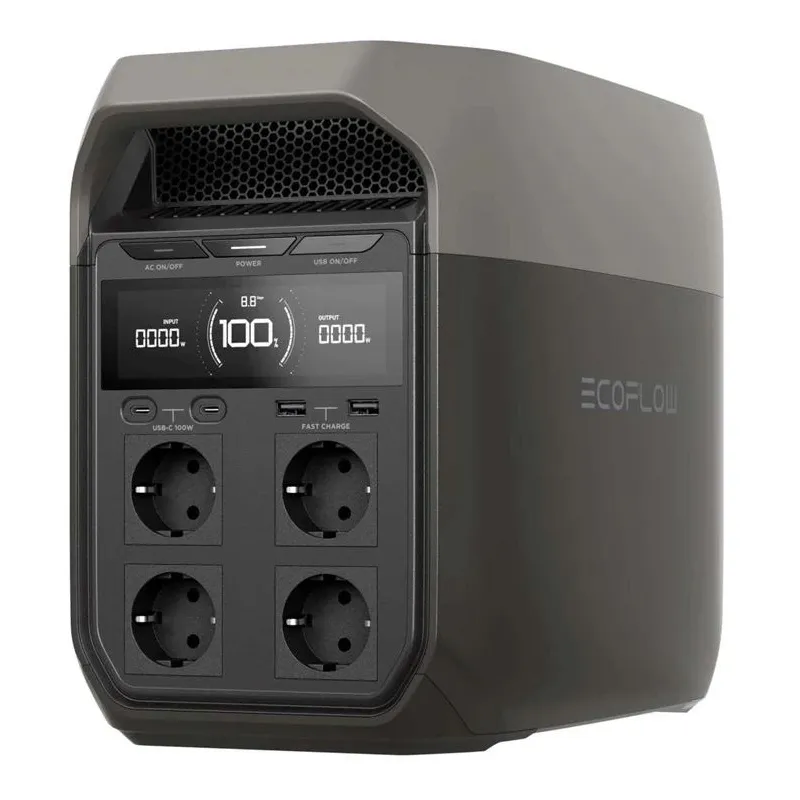 Lādētājs-akumulators EcoFlow. 1800 - 3600W. melna