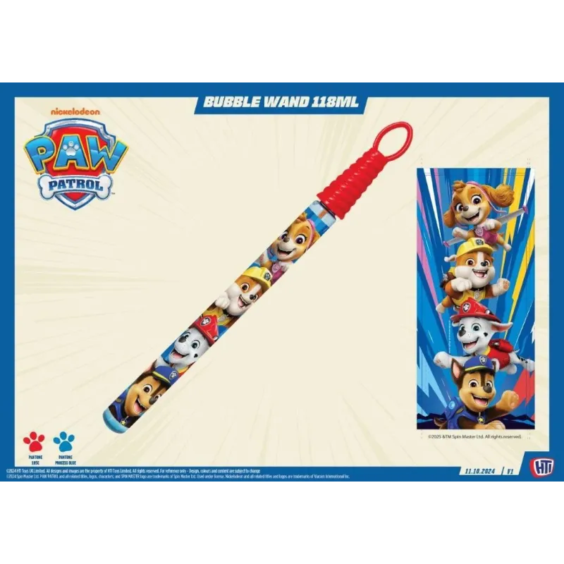 PAW PATROL Burbuļu nūjiņa, 35 cm