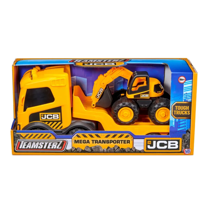 JCB Kravas automašīnas komplekts ar ekskavatoru, 36 cm