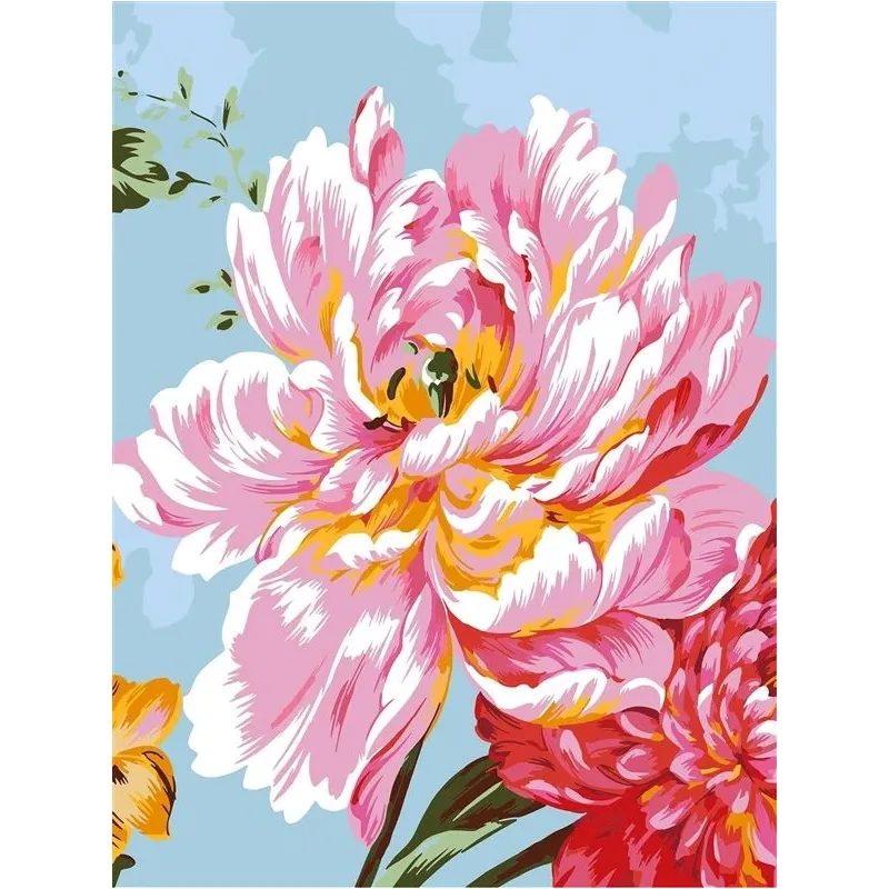 Glezna pēc numuriem Flower 80910