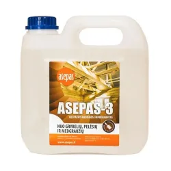 Antiseptiķis Asepas-3, bezkrāsains, 3 l
