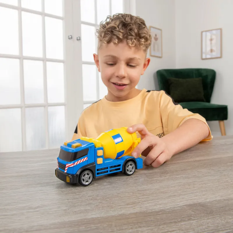 TEAMSTERZ Mighty Machines betona maisītājs ar gaismu un skaņu, 12,5 cm