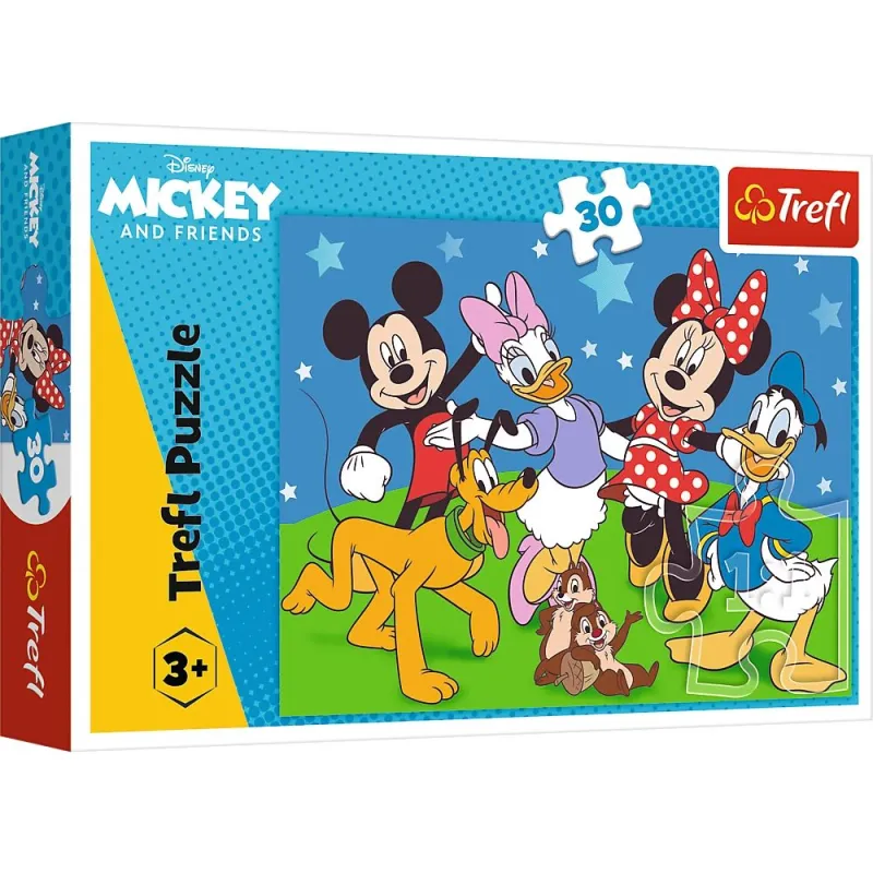TREFL DISNEY Puzle Mikijs, 30 gab.
