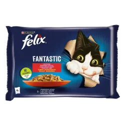 Food cat felixsensation wth sauce 4x85g