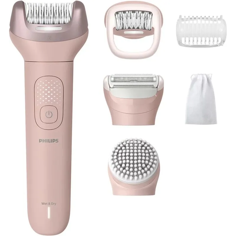 Epilators Philips Series 9000 BRE718-00. rozā krās.