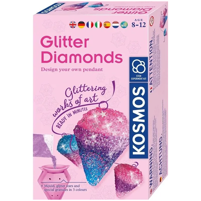 Kristalų auginimo rinkinys Kosmos Glitter Diamonds 1KS616946
