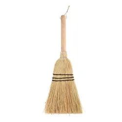 Straw outdoor broom