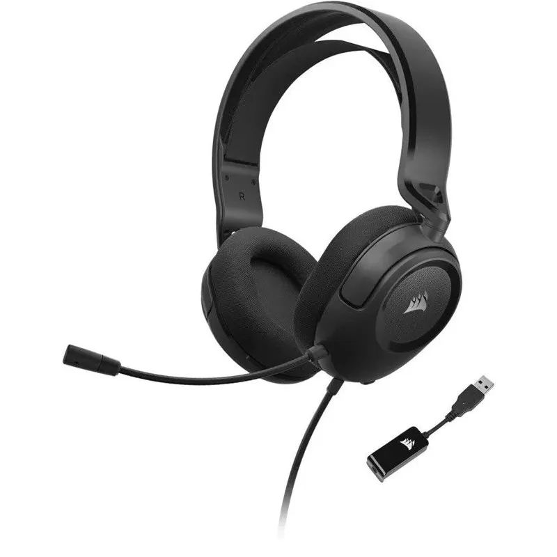Laidinės žaidimų ausinės Corsair HS35 SURROUND v2. juodos
