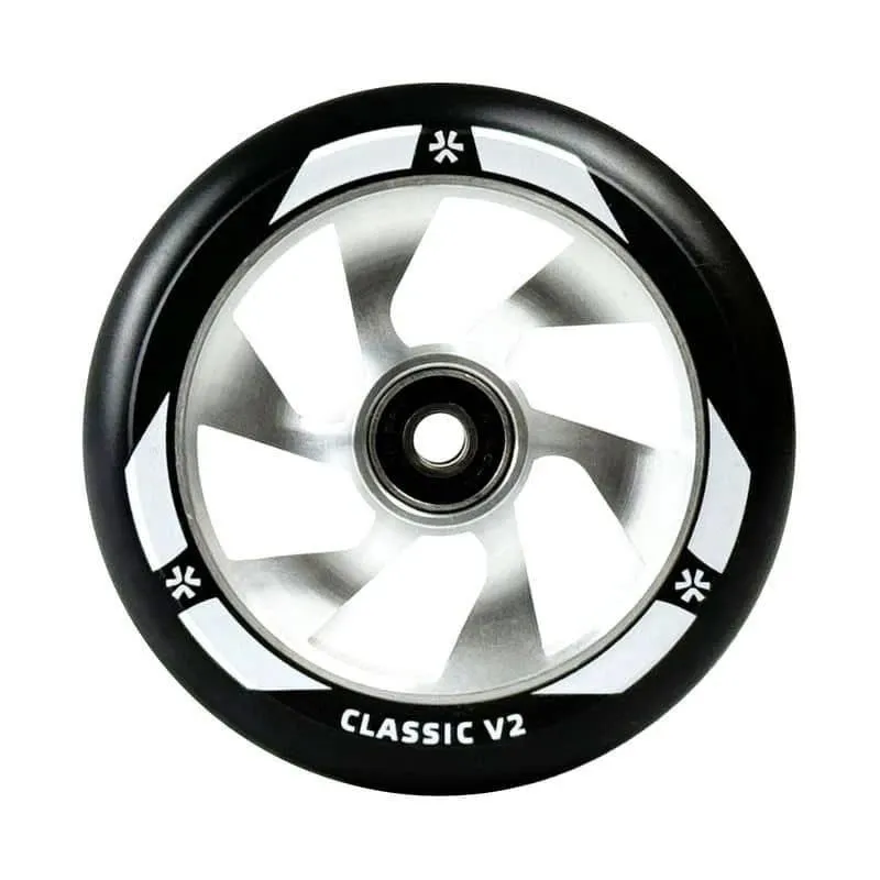 Ritenis motorolleram UNION Classic V2 Pro Scooter Wheel 110mm, melns-pelēks