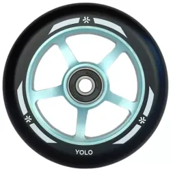 Motorollera ritenis Union Yolo Pro Scooter Wheel 100mm melns-zils