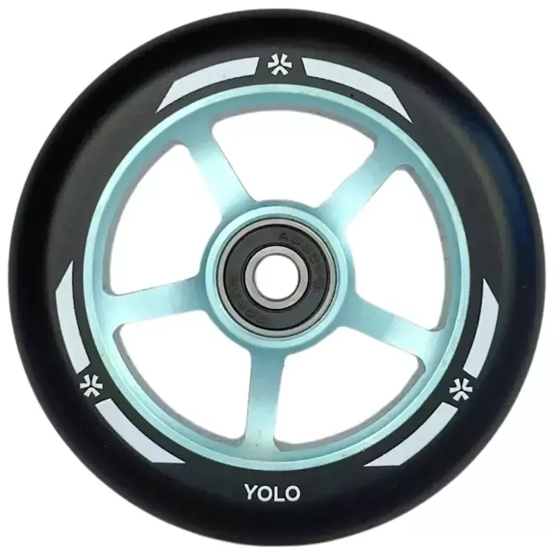 Motorollera ritenis Union Yolo Pro Scooter Wheel 100mm melns-zils