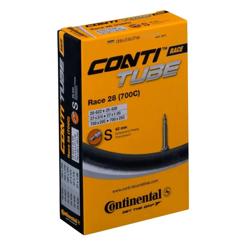 Iekšējā caurule CONTINENTAL Tube Race 28 Valve Presta 18-25-622-630