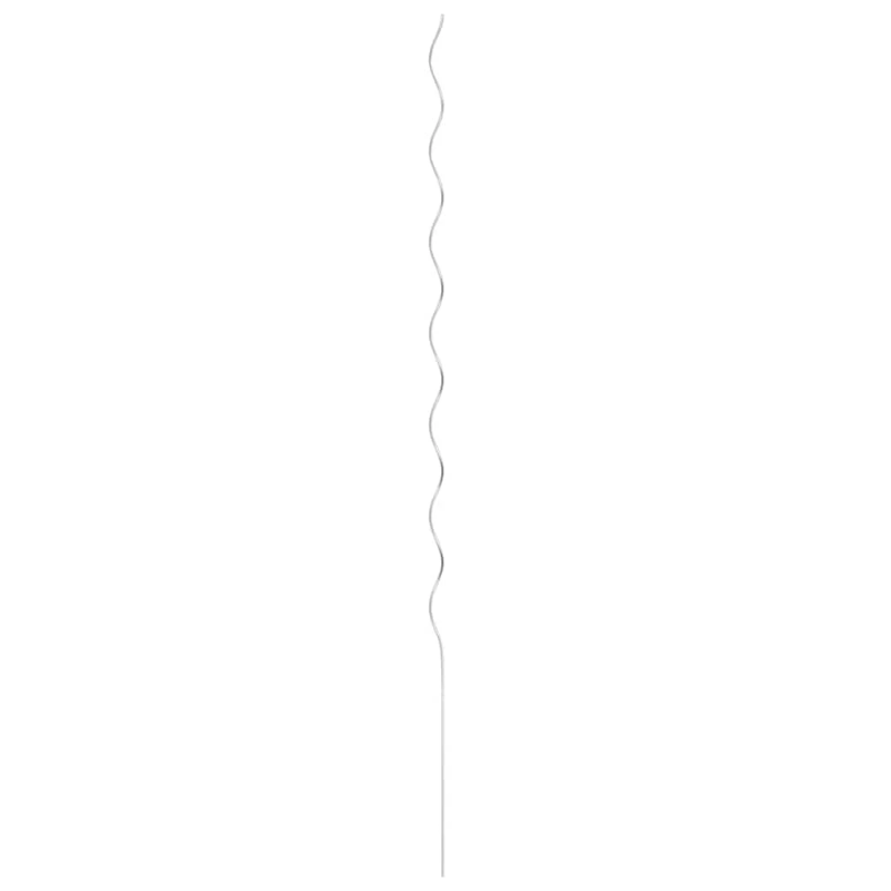 vidaXL mietiņi augiem, 20 gab., spirālveida, 170 cm, cinkots tērauds