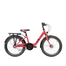 Bērnu velosipēds S´COOL Wave Steel LTD, 20 koraļļu-sarkans