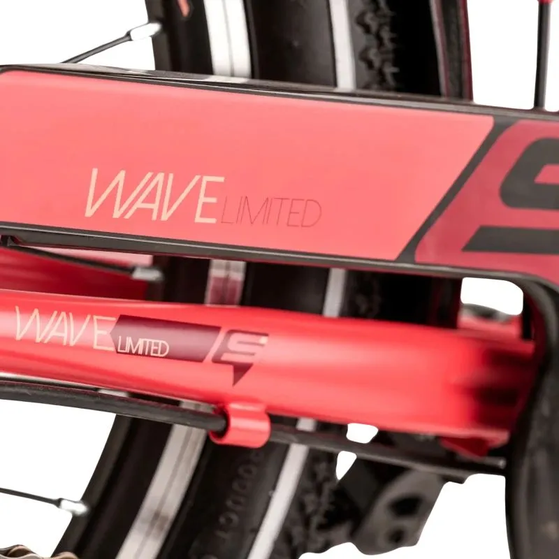 Bērnu velosipēds S´COOL Wave Steel LTD, 20 koraļļu-sarkans