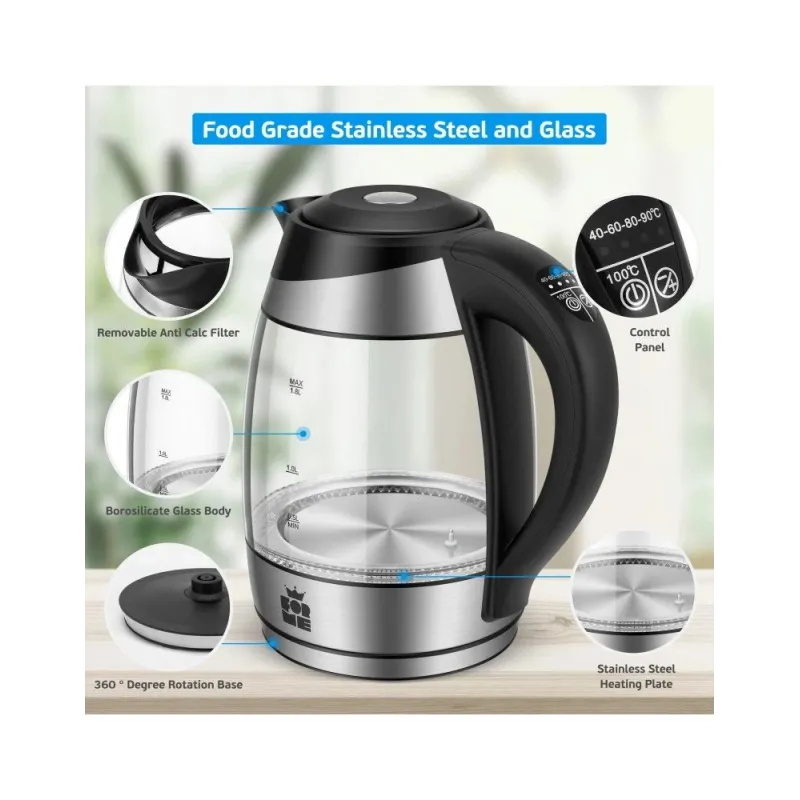 ForMe FKG-458 Cordless Electric Kettle 1,8 L
