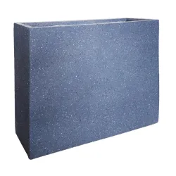 Puķu pods stiklšķiedras 70x25x60cm, tumši pelēks