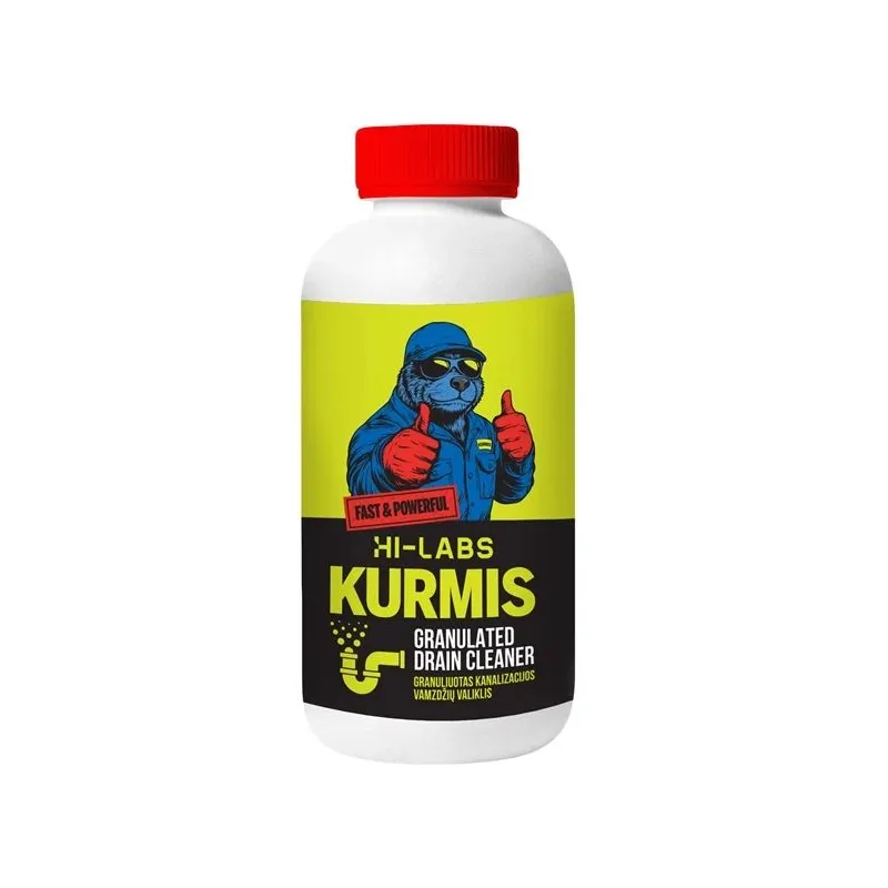 Kanalizācijas cauruļu tīrīšanas līdzeklis Kurmis. 500 g