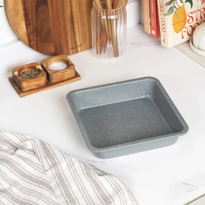 Salter BW02780G4EU7 Marblestone Square Pan 22.5cm