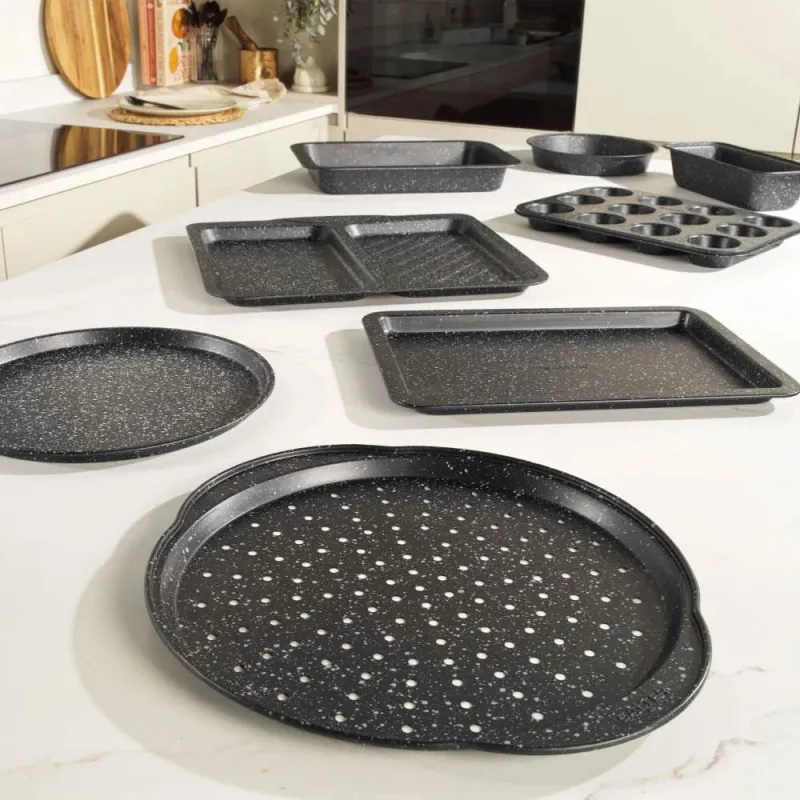 Salter BW070371EU7 Silver Marblestone 27cm Loaf Pan