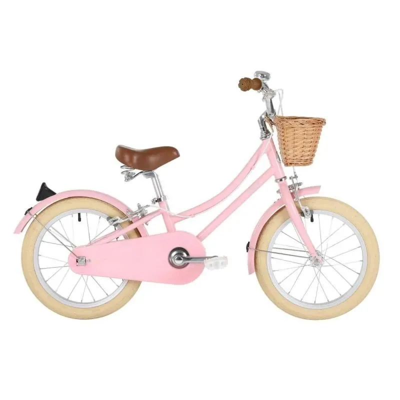 Meiteņu velosipēds Bobbin Gingersnap 4-6 gadiem, 16 collas, rozā krāsa