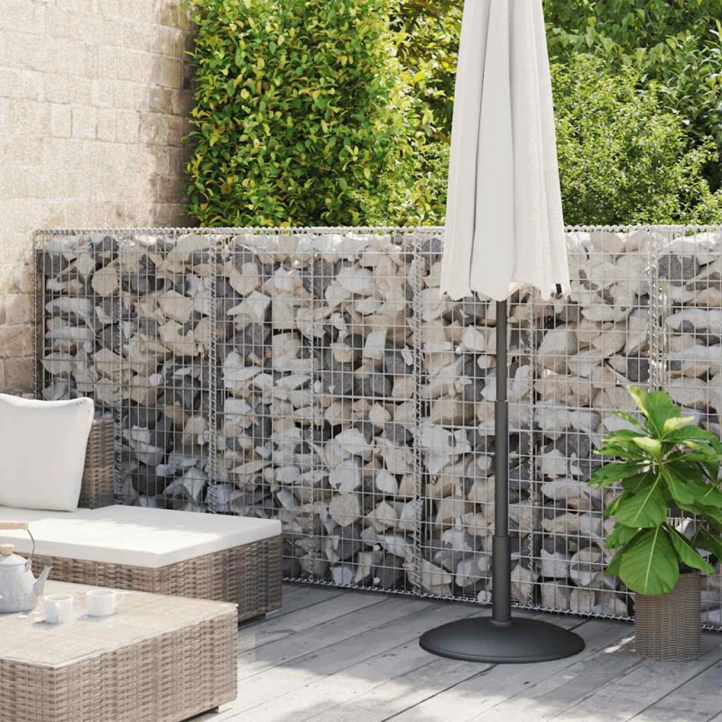 vidaXL gabions, cinkots tērauds, 300x30x100 cm