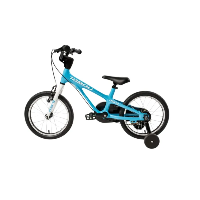 Ultraviegls bērnu velosipēds TABOU Rocket Lite MG, 16 zili balts