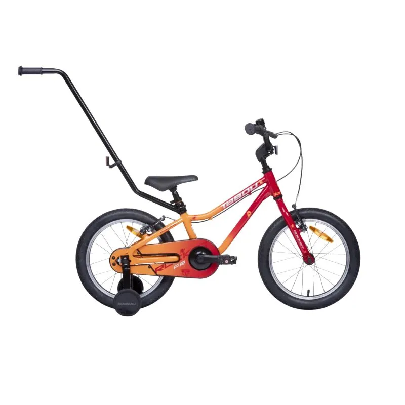 Bērnu velosipēds TABOU Rocket FR, 16 sarkandzeltens