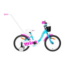 Bērnu velosipēds TABOU Miss ST, 14 zili balts