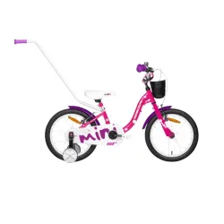 Bērnu velosipēds TABOU Mini ST, 18 rozā-balts