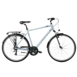 Hibrīda velosipēds ROMET Wagant 1, pelēkzils ,L,