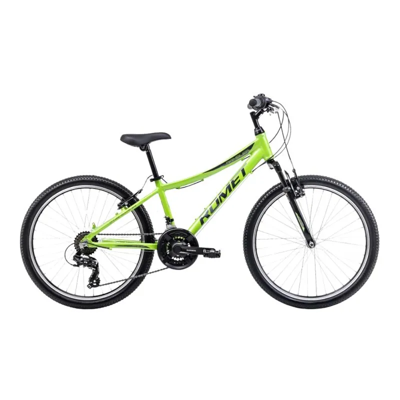Bērnu velosipēds ROMET Rambler 24, zaļš