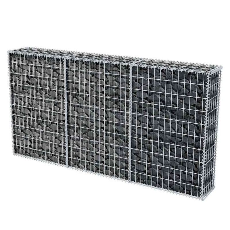 vidaXL gabions, cinkots tērauds, 200x30x100 cm