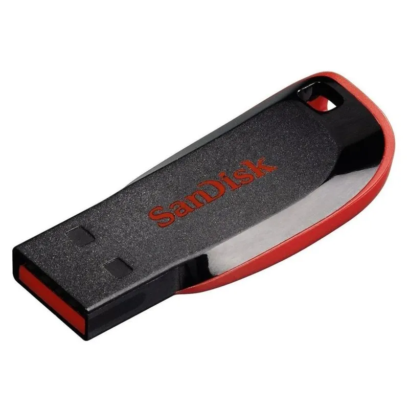USB zibatmiņa SanDisk Cruzer Blade SDCZ50-032G-A11. melna