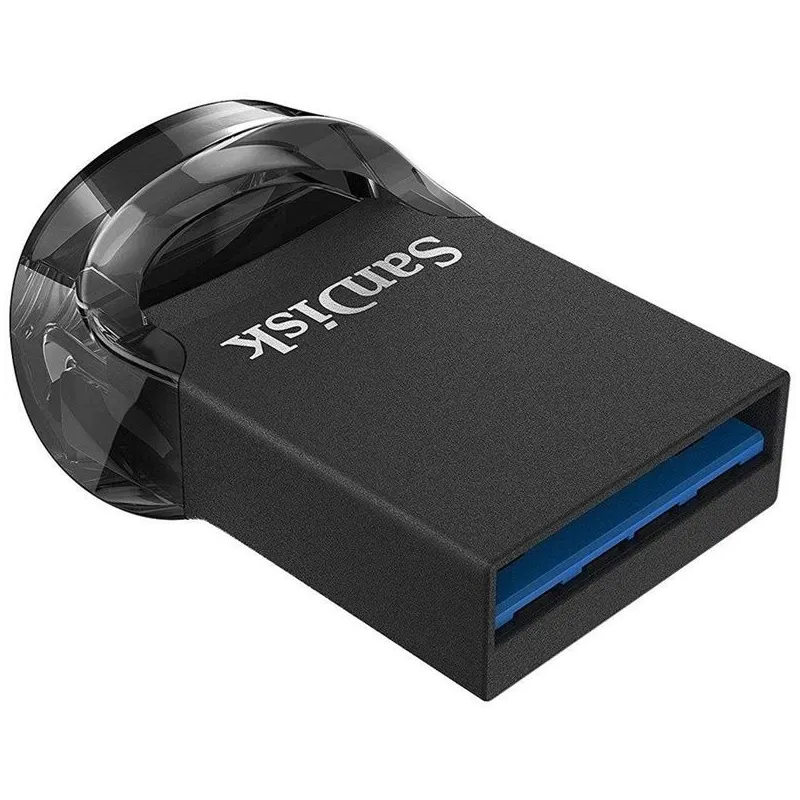 USB zibatmiņa SanDisk Ultra Fit USB 3.1. melna krās.. 64 GB