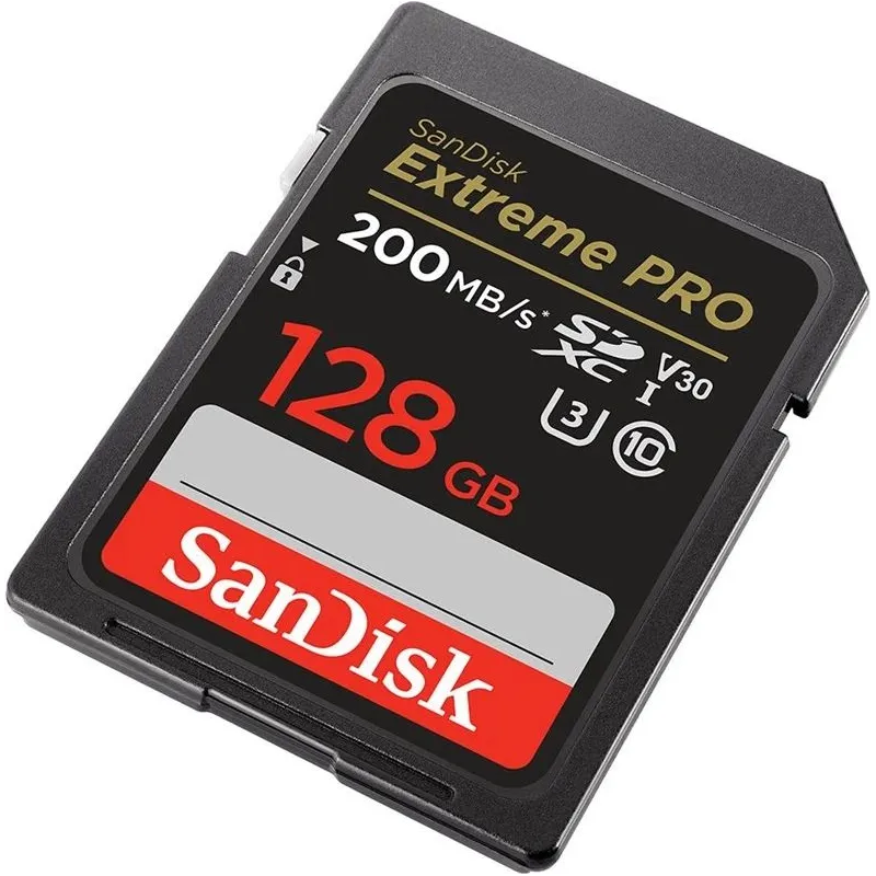 Atmiņas karte SanDisk Extreme Pro. 128 GB