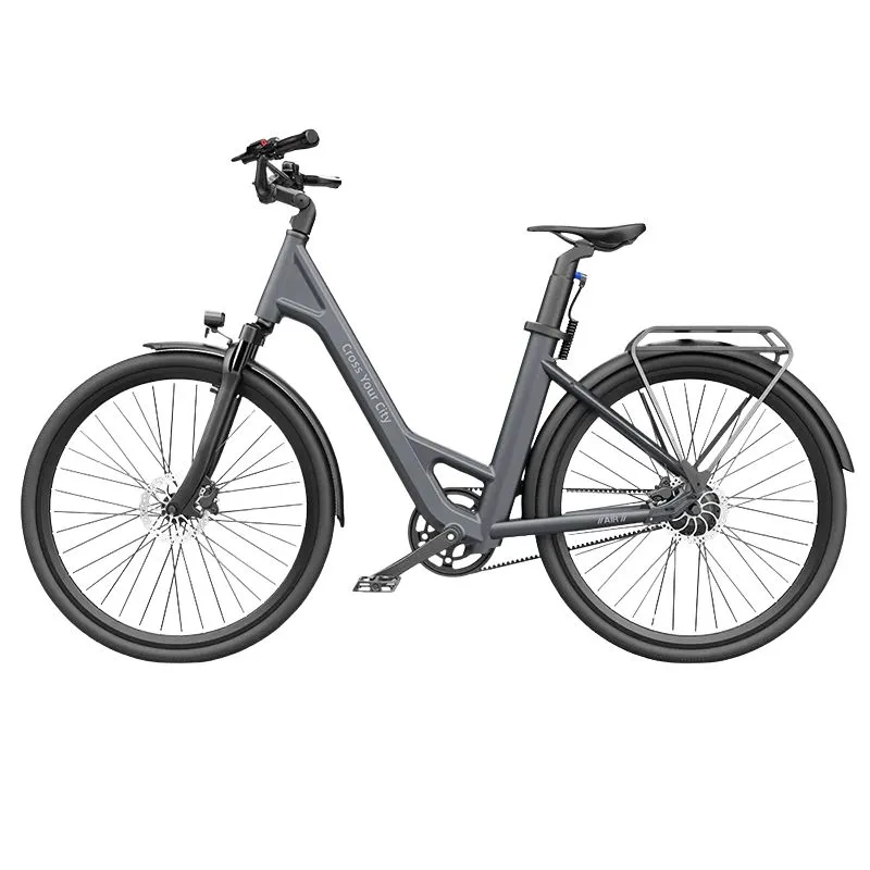 Elektrovelosipēds ADO Air 28, pelēks