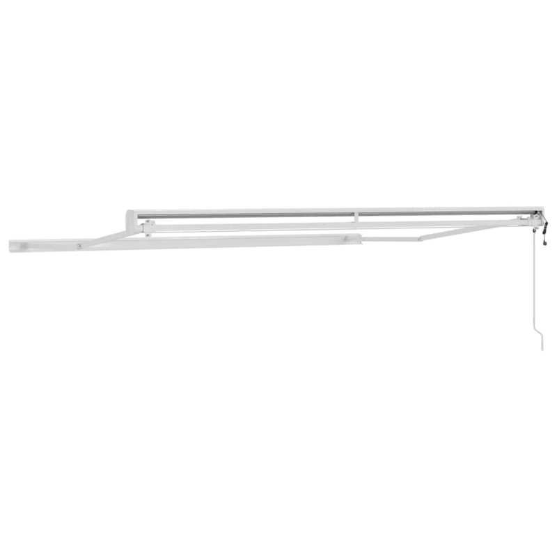 vidaXL Pārklājuma struktūra Balts 350 x 250 cm Alumīnijs