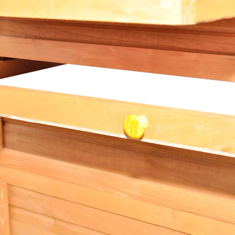 vidaXL vistu būris, 295x163x170 cm, koks