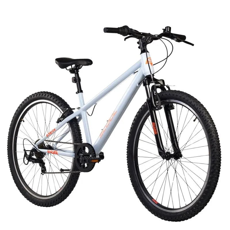 Bērnu velosipēds S'COOL Xroc, 26 debeszils-neona oranžs