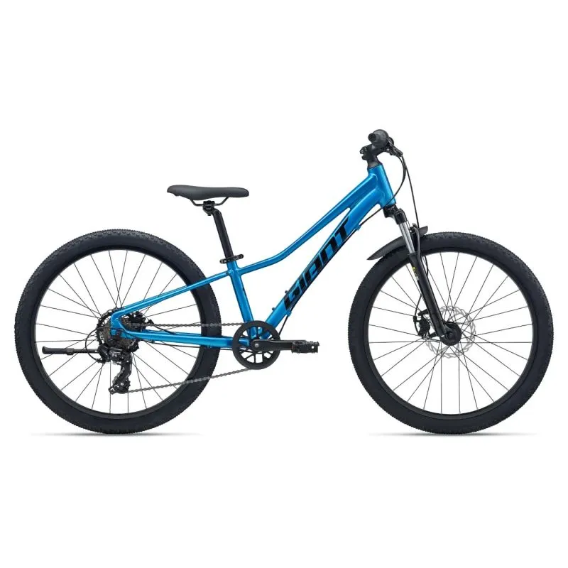 Bērnu velosipēds GIANT Talon 24, metāliski zils